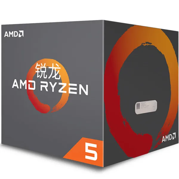 Процессор AMD Ryzen R5 1600, процессор, 6 ядер, 12 потоков, AM4, 3,2 ГГц, TDP, 65 Вт, 19 МБ кэш, 14 нм, DDR4, настольный YD1600BBM6IAE