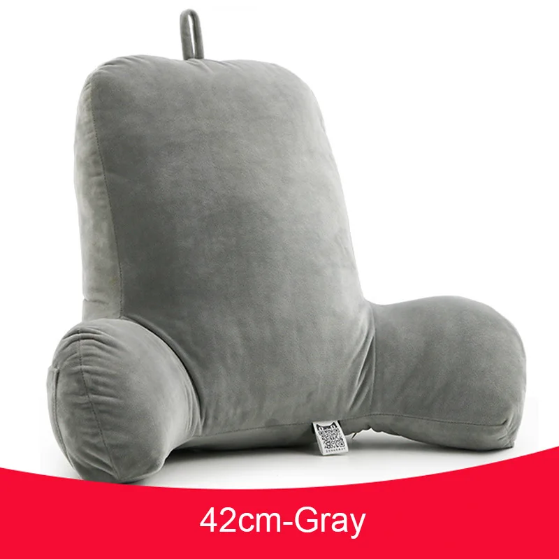 L066-Lumbar Pillow for Office Waist Protector with Arm Spine Protect Orthopedic Pillow Car Seat Office Chair Back Seat Waist  Cushion (4)