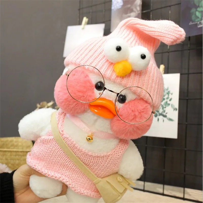 30 см Kawaii White LaLafanfan кафе утка плюшевая игрушка мультфильм милое животное набивная