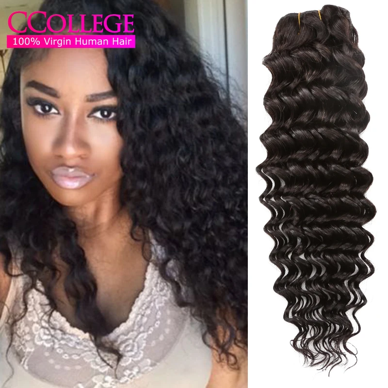 

7A Brazilian Deep Curly Virgin Hair 4Pcs Unprocess Brazilian Human Hair Sew In Weave Queen Weave Beauty Ltd Hair Bundle Sales