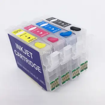 

T1811-T1814 Refillable Cartridge With Permanent Chip For Epson XP-212 XP-215 XP-312 XP-315 XP-412 XP-415 Without Ink