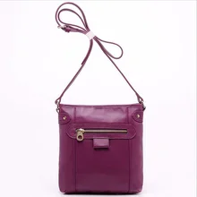 De calidad superior de las mujeres del cuero genuino bolsas de mensajero bolsos de mujer famosa marca casual mujeres monederos y bolsos venta caliente bolso de las mujeres