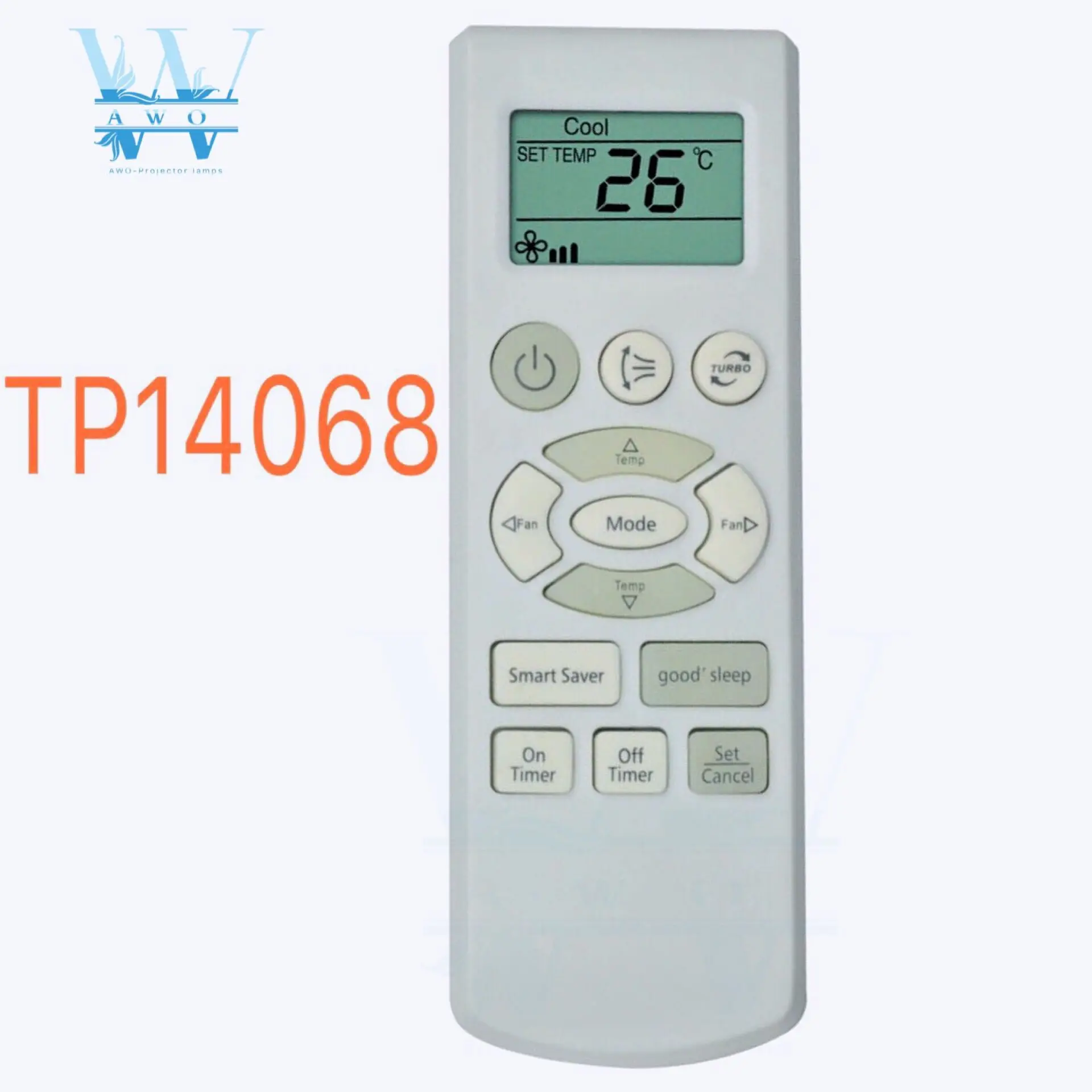 Новый пульт дистанционного управления AWO TP14068 подходит для кондиционера samsung