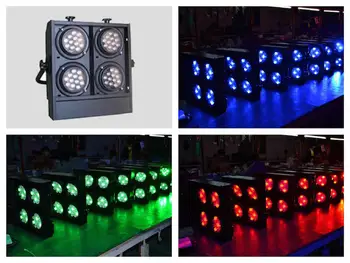 

2pcs/Lot, Four Eyes 48x3W RGB LED Blinder Light 48pcs 3w Stage disco lighting wash wall