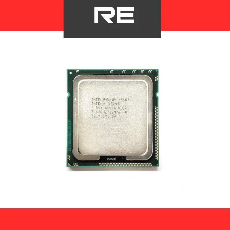 

Intel Xeon X5687 3.6GHz 12MB Quad Core 6.4GT/s LGA1366 SLBVY CPU Processor