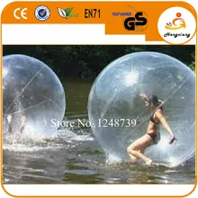 Лидер продаж 2 м ПВХ надувной Материал надувной шар для ходьбы по воде, водный шар зорб