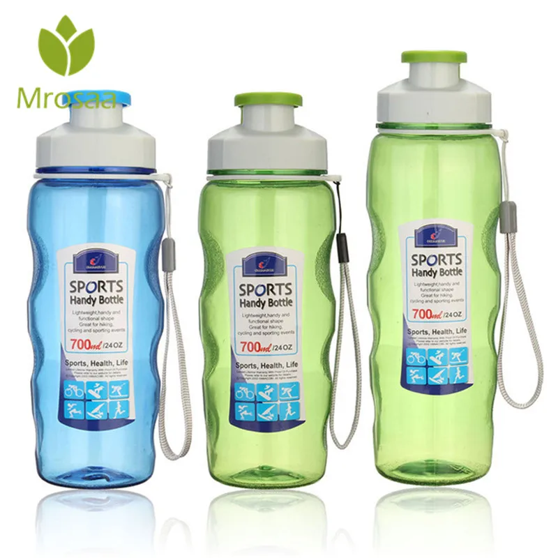 

KCASA 500ml Plastic Sport Water Bottle Leak Proof Space Kettle Outdoor Travel Measuring Juice Shaker Bottle Drinkware Gift