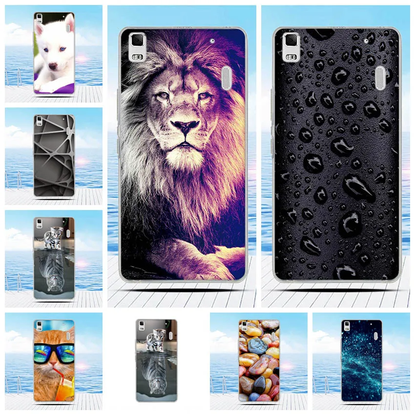 

For Lenovo A7000 K3 Note Case Cartoon 3D Relief Printing Pattern Back Cover TPU Soft Silicone Case Coque Capa Funda