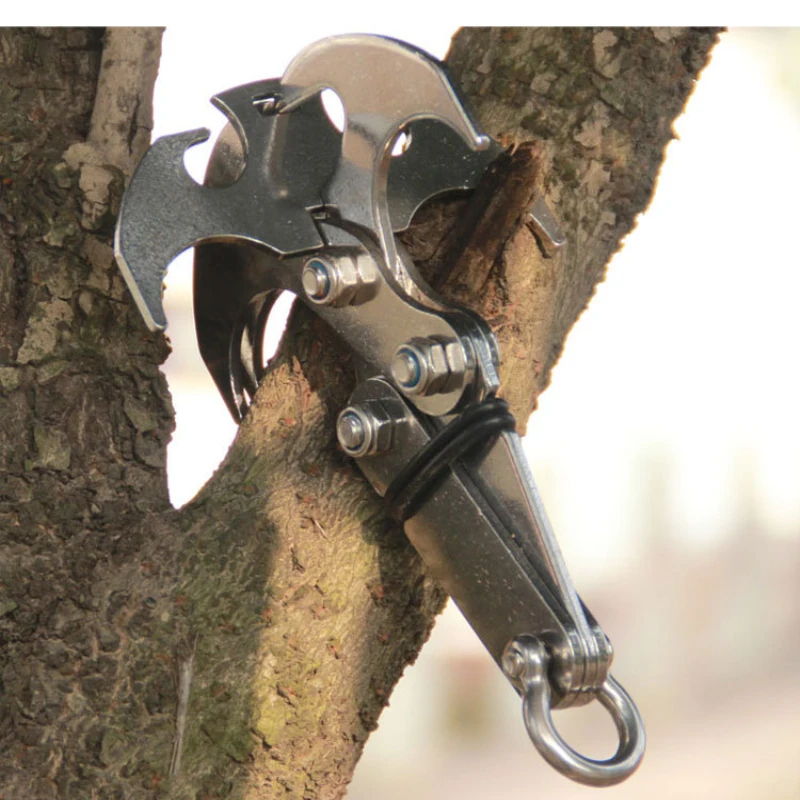 

Outdoor Multi-function Stainless Climbing Hook Gravity Hook Grappling Outdoor Climbing Claws Car Traction Rescue EDC Tool
