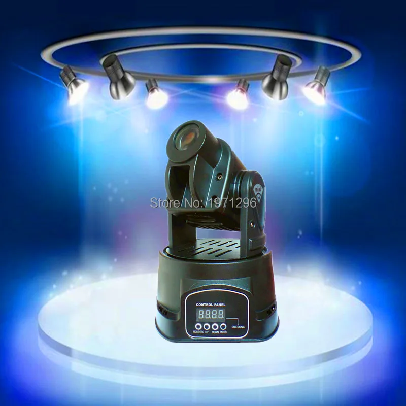 

Hot Free shipping moving head mini led gobo 15W in An evening bar KTV family gatherings