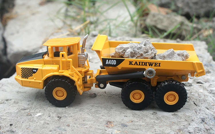 Alloy Diecast Dumper Transport Truck Models 1:87 Construction Vehicle Early  Education Collection Christmas Gift Hobby Toys