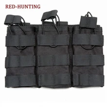 Военный Тактический Молл 5,56. 223 тройной Открытый Топ Журнал Mag сумка