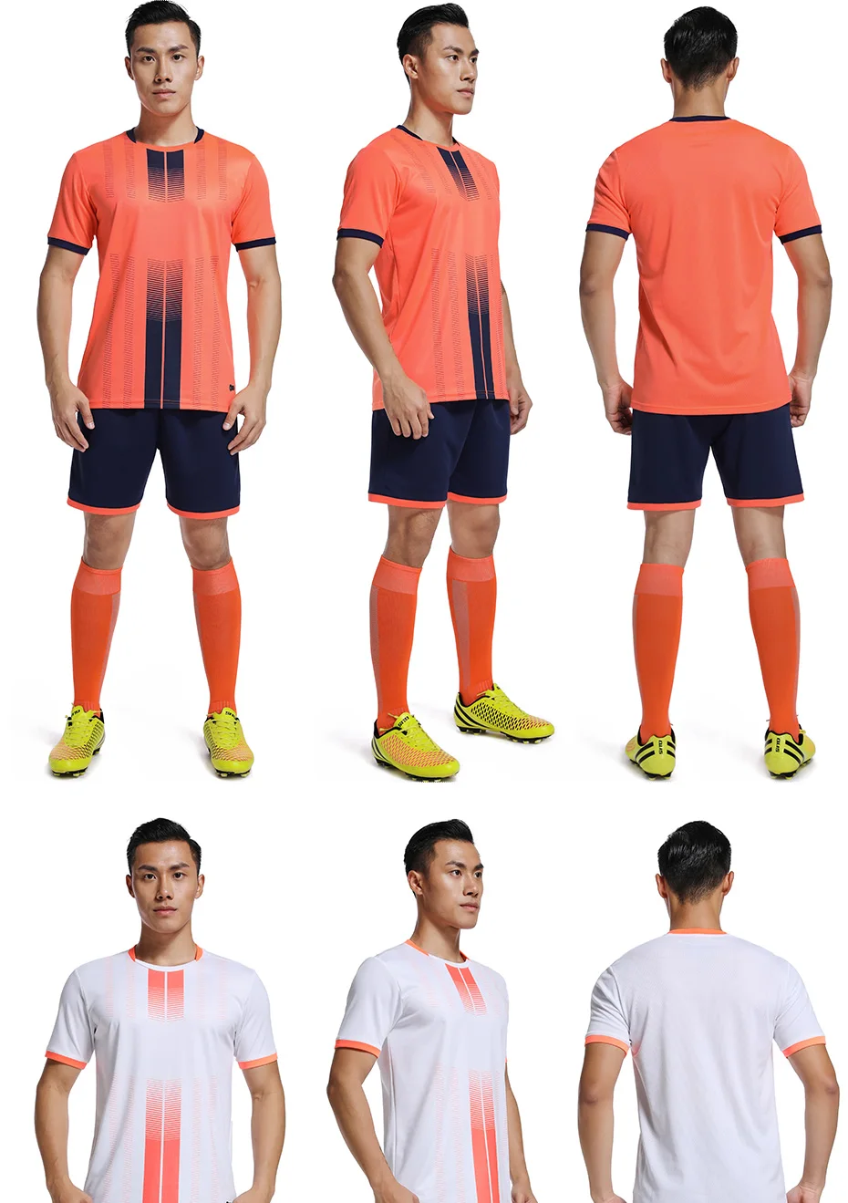 uniformes de camisa de futebol manga curta