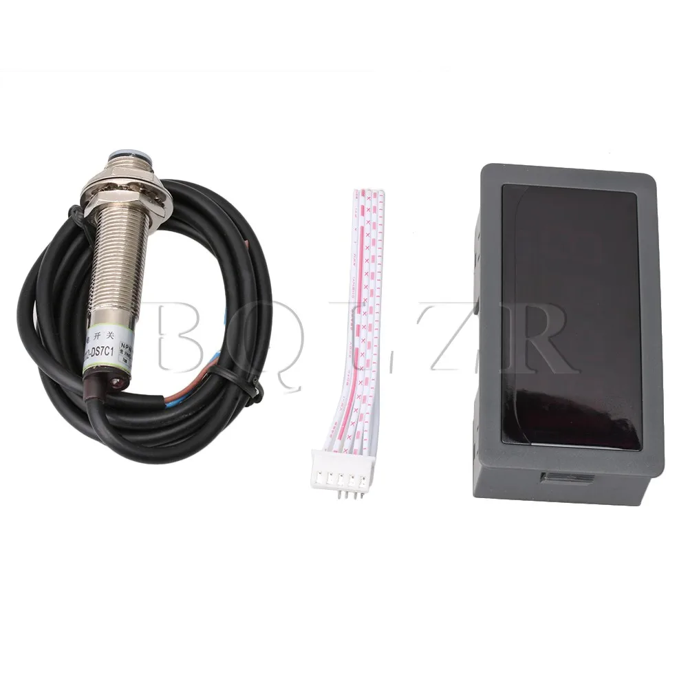 Goede BQLZR AC DC8 24V 10 9999 rpm Digitale 5135 LED Teller Meter Up DownHall Naderingsschakelaar Sensor NPN PNP Home improvement