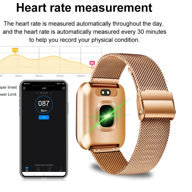  fashion SmartWatch Men women Heart Rate monitor Blood Pressure Tracker Fitness tracker Sport Waterp - 33022910796