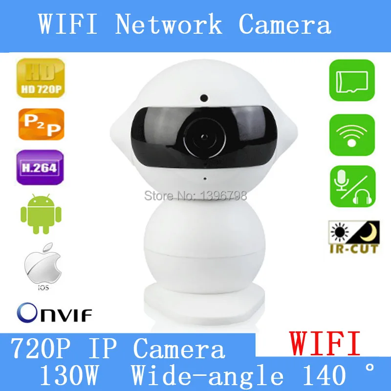 1.3MP Night Vision Mini smart robotic camera HD wireless camera P2P WIFI mobile remote home surveillance cameras watching Jiabao