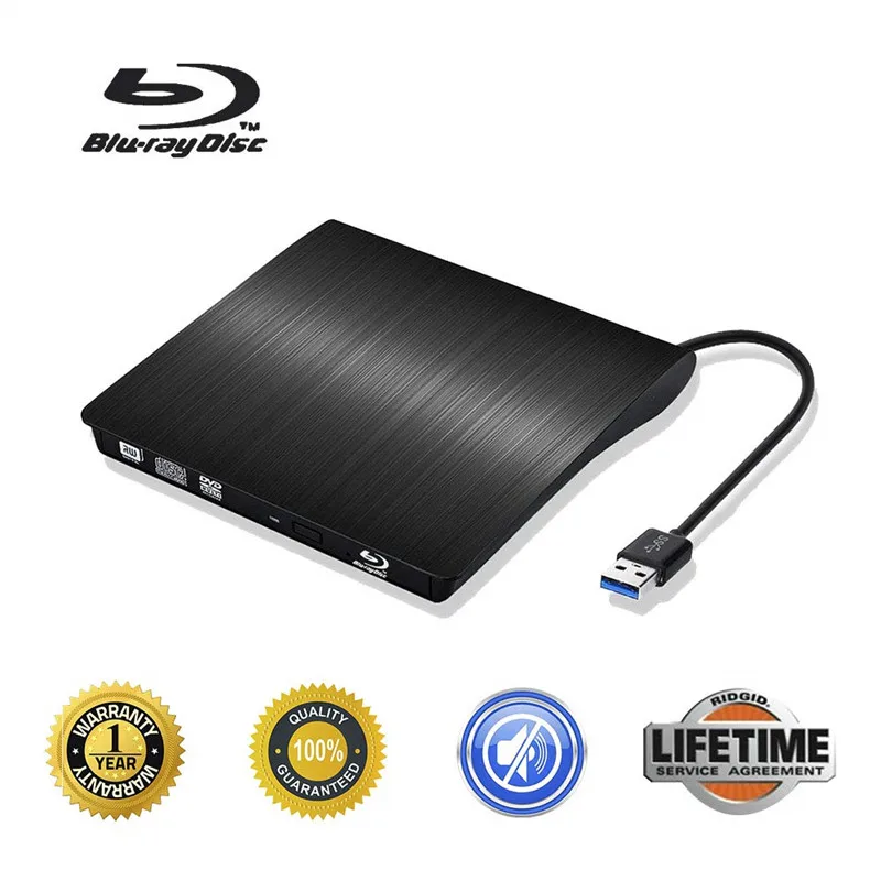 USB 3.0 Bluray Drive CD DVD RW Burner Writer Blu ray BD R Player