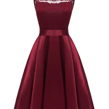 Женское элегантное винтажное сексуальное кружевное платье с v-образным вырезом на спине летнее модное лоскутное цельное платье костюм без рукавов расклешенного силуэта с Поясом Вечерние платья