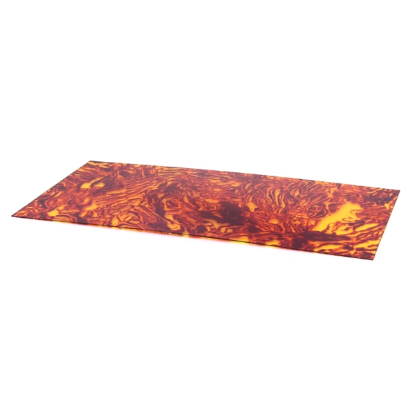 Sunset Glow Celluloid Guitar Head Veneer Shell Sheet For Guitar & Jewelry Making Luthier Work Parts