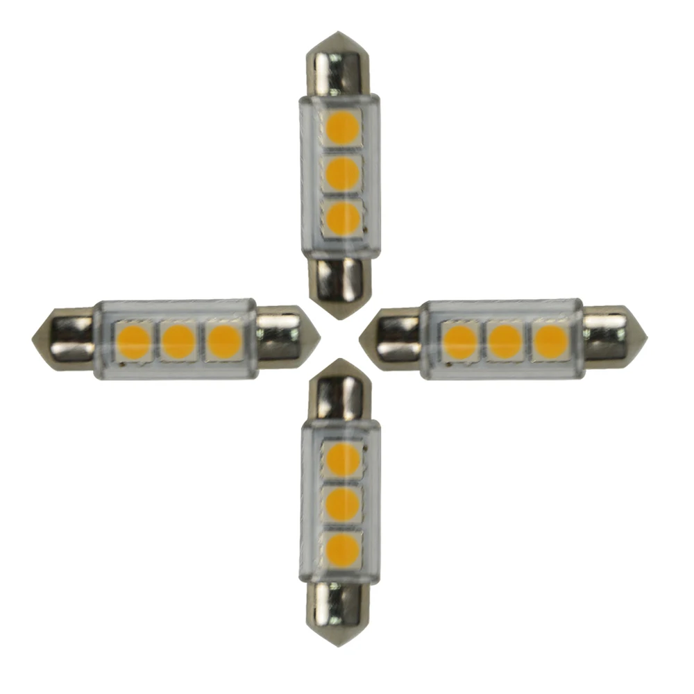 Festoon 38 мм LED Автомобильный свет Авто DC 12V биполярная Дверь Купол лампы для чтения