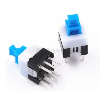 

10Pcs 7*7mm 6 Pin Small Switch Button Hex Key Double Row Self-Locking