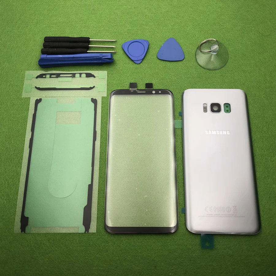 Оригинальный стеклянный объектив для переднего экрана S8 + Samsung Galaxy Plus G955 SM G955F