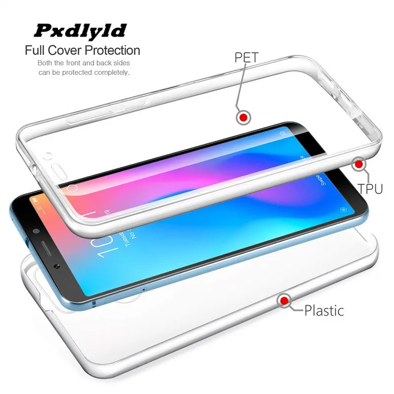 Чехол с полным покрытием для Xiaomi Mi 8 9 A1 A2 Lite 5X 6X F1 Redmi Go 4X 5A 6A 5 Plus S2 Note 4 7 6 Pro