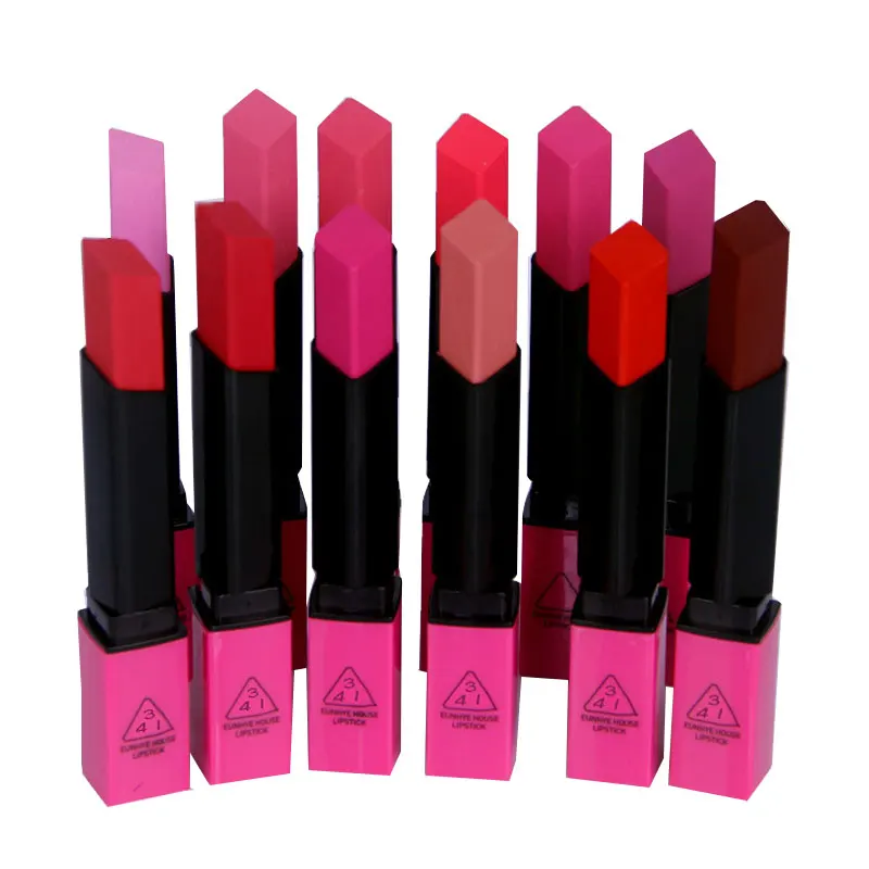 1pc moisturizing lip stick wow matte lipstick set nude baton mate long