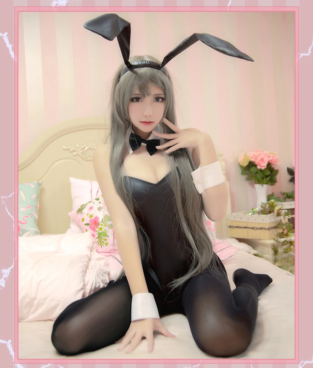 Seishun Buta Yarou wa Bunny Girl Senpai no Yume wo Minai, карнавальный костюм, МАИ сакуражима, косплей, сексуальный женский комбинезон, Cos