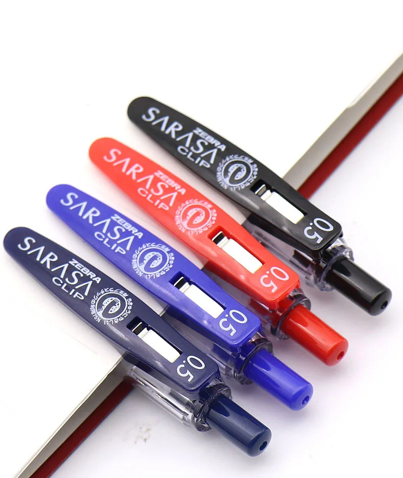 ZEBRA JJ15 SARASA 10 шт. 0,5 мм пресс-Ролик Шариковая ручка красные синие Черные чернила ручка для школы офиса студентов письма канцелярские принадлежности