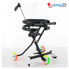 Детский трехколесный велосипед три светящиеся колеса Дорожная тележка солнцезащитный трехколесный велосипед легкая коляска 3 в 1 коляска переносная коляска