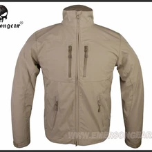 Охота походные Emerson мягкая оболочка ветровка куртка дышащие Dark Earth EM6810D DE