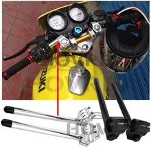 1 пара Универсальный 35 мм до 41 мм Мотоцикл вилка клип на ons рукоятки ЧПУ стояк обычный руль для Suzuki Honda 2 цвета