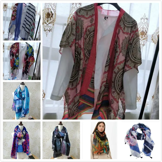 

2019 women autumn spring Spain Deg style boho designer long red geometric print scarf birthday gifts cape OK