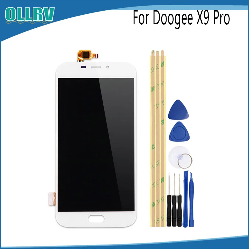 Для ЖК дисплея Doogee X9 Pro и фотовспышки + инструменты клей 5 дюйма Pro|Экраны для