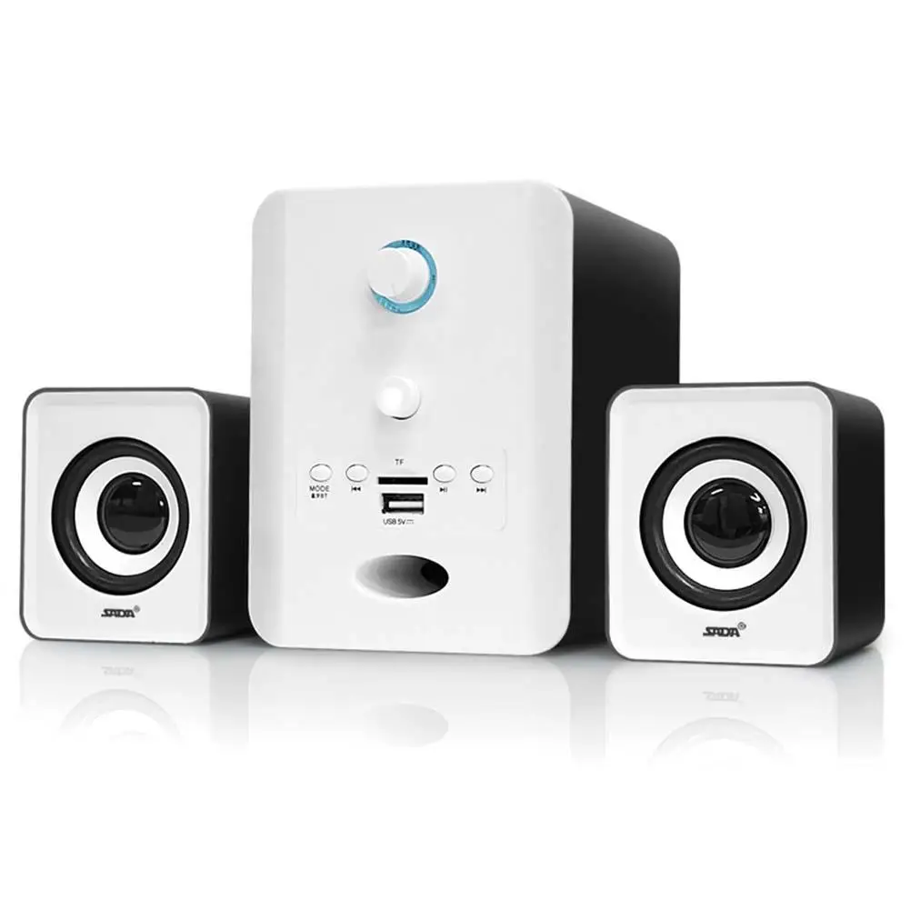 

SADA D-223 Wireless Bluetooth 2.1 Stereo Speaker Indoor Combination Speaker SupportTF/U Disk FM Radio Music Player Loudspeaker
