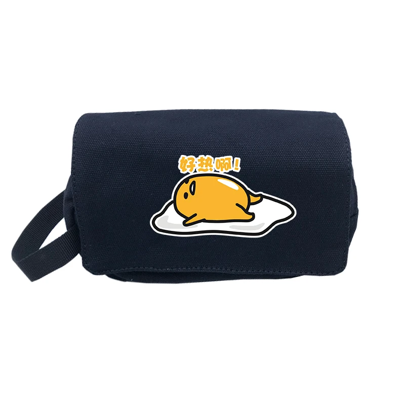 Gudetama Kawaii яйцо школьный пенал небольшие школьные рюкзаки розовый составляют мешок мультфильм Путешествия Организатор kawaii чехол для