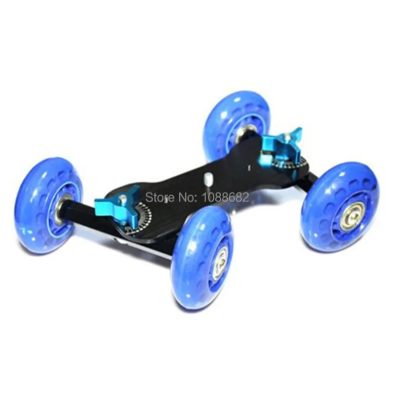 Mini Desktop Camera Rail Car Table Dolly Skater (1)