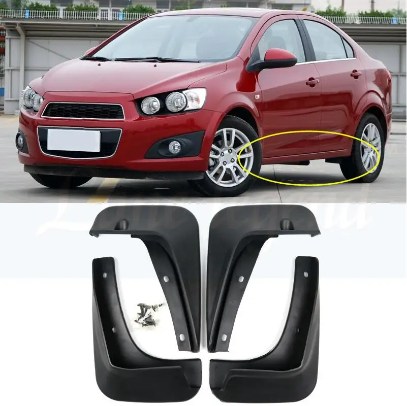 Литые Брызговики для Chevrolet Aveo Sonic Holden Barina Sedan Saloon 2012 2013 Брызговики