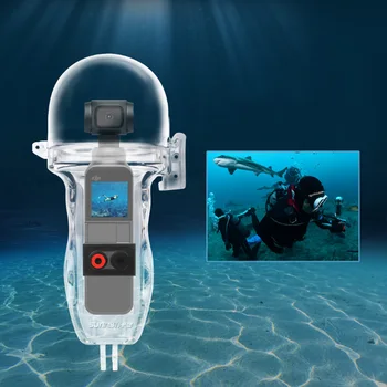 

for DJI OSMO Pocket 60M Depth Waterproof Case Diving Housing Case with Free Selfie Stick Gift for OSMO Pocket Camera Accessories