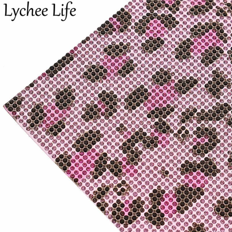 Личи Камуфляжный узор бриллиантовые наклейки красочные Leopard Cut Stick дрель DIY ручной