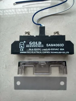 

high quality 60A SSR,input 3-32VDC output 40-530VAc single phase solid state relay