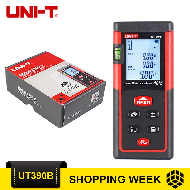 

UNI-T Original LM40 Laser Rangefinders+Bubble Level Rangefinder Range LM40 40m Handheld Laser Distance Meter Rangefinders LM40