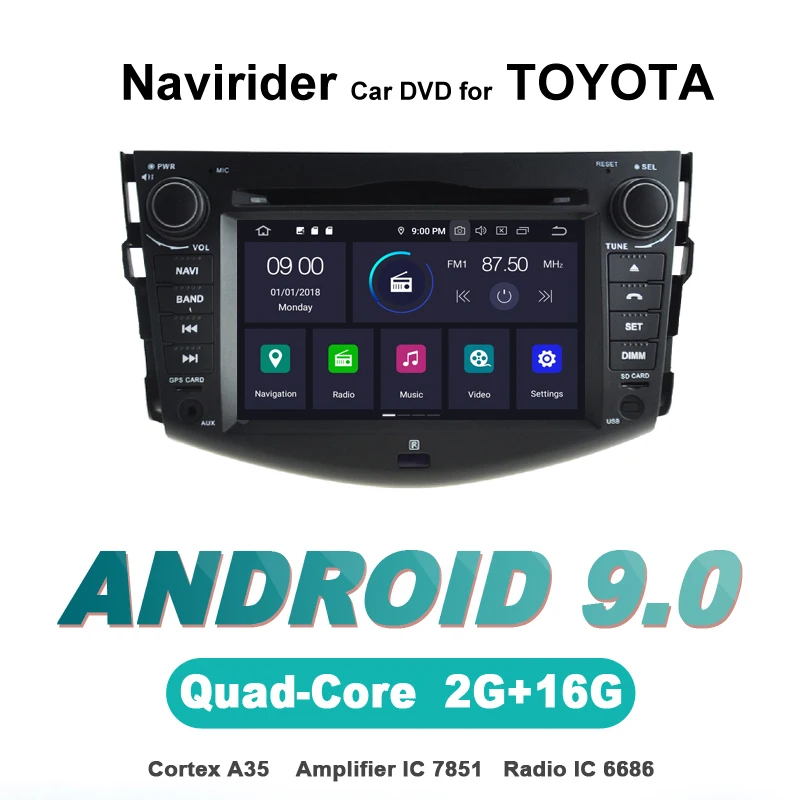 Top touch screen OTOJETA Android 9.0 car dvd player FOR TOYOTA RAV4 2008-2012 stereo navigation car accessories gps Multimedia radio 0 Top touch screen OTOJETA Android 9.0 car dvd player FOR TOYOTA RAV4 2008-2012 stereo navigation car accessories gps Multimedia radio 0