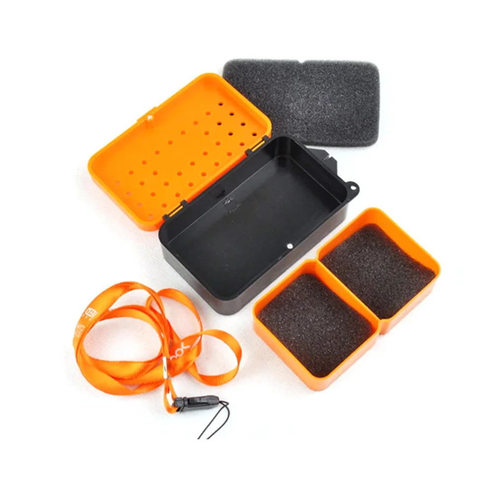 1Pcs Small Size 2 Layers Red Earth Worm Box Lugworm Storage Air