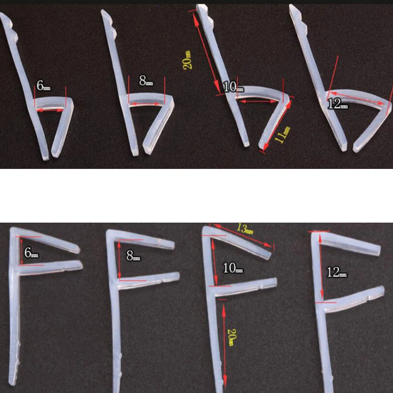 

3M Widened F/h silicone rubber shower room door window glass seal strip weatherstrip for 6/8/10/12 mm glass