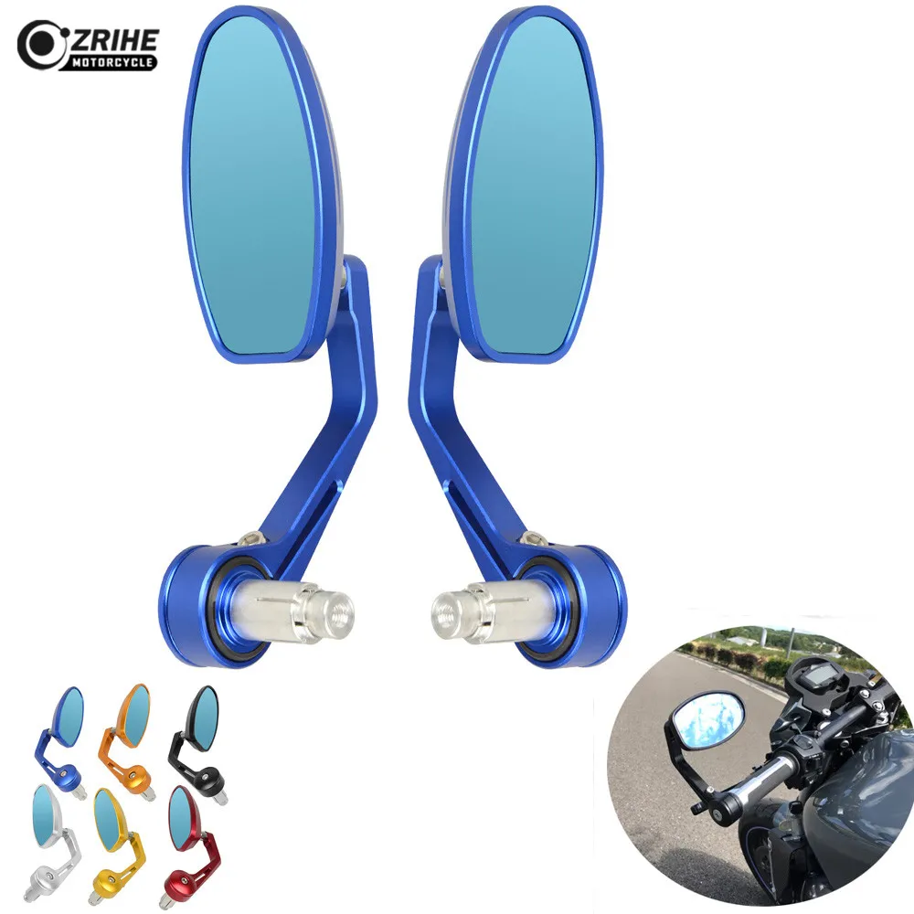 Universa 22/24mm Motorcycle Mirror Rearview View Side Rear Handlebar grips Mirror for suzuki GSF1200 1250 650 BANDIT TL1000R