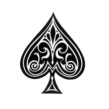 ACE OF SPADES – autocollants de voiture, étiquette en vinyle étanche, personnalité drôle, beau et Cool