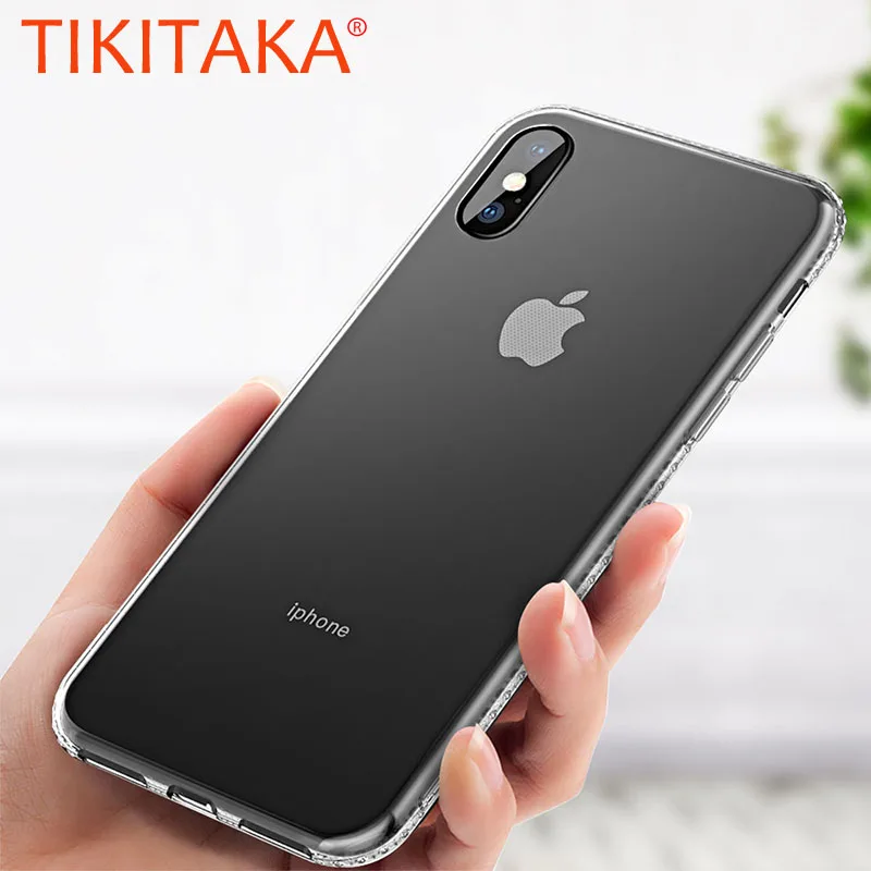 Luxury Clear Phone Cases For Apple iPhone X 8 7 6 6s Plus Case Bling