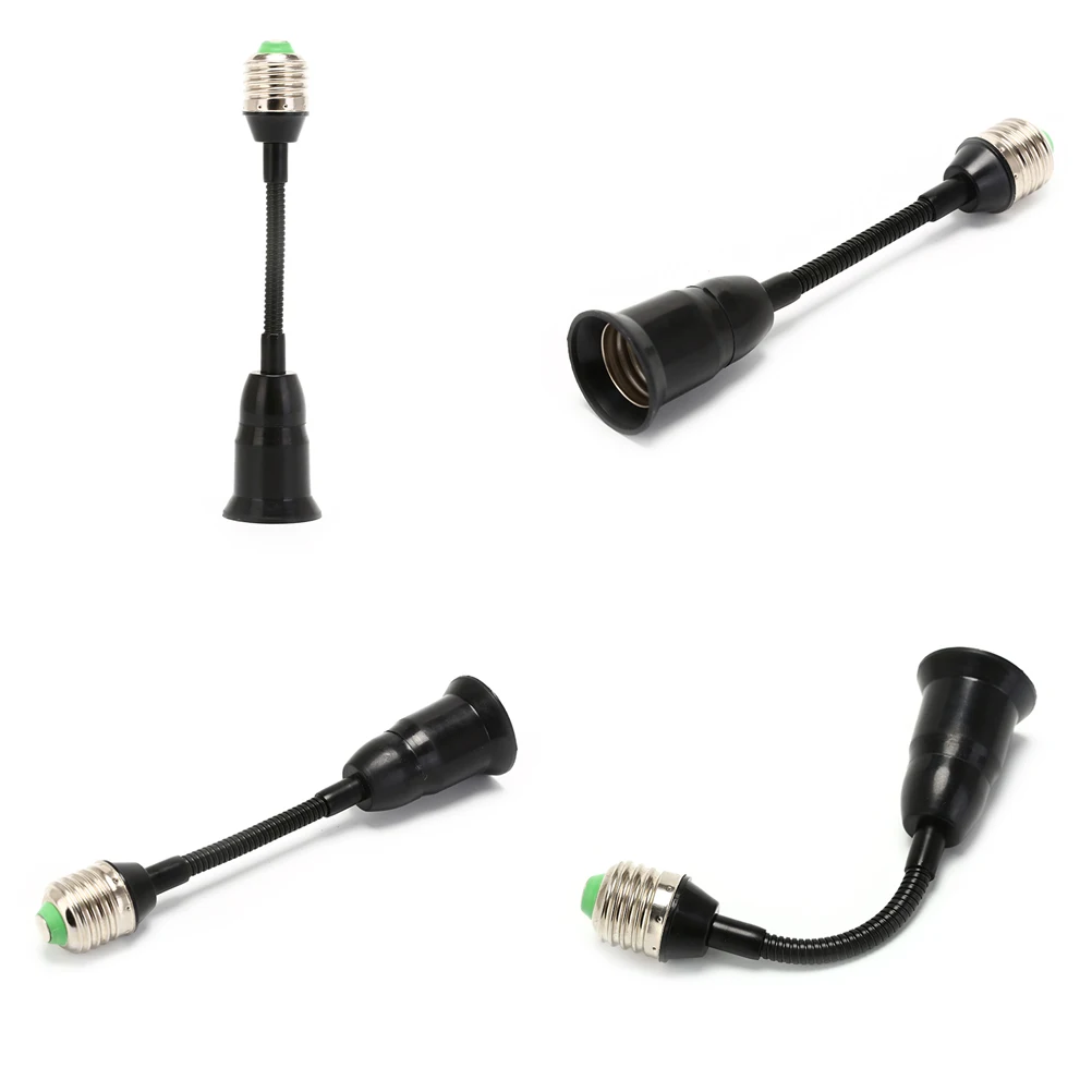 1 шт. 20 см патрон для лампы, адаптер для светильника, разъем 220 В, гибкий E27, расширенный светодиодный светильник